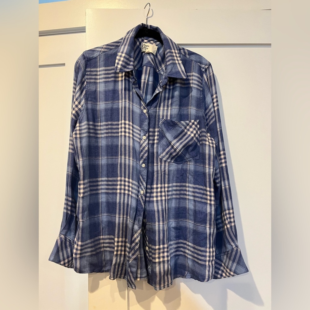 Blue Plaid Women’s Shirt